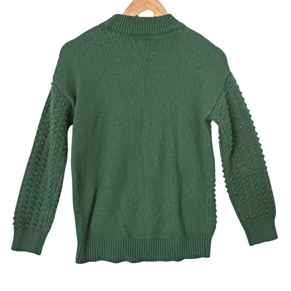 Lego Collection Target Popcorn Sweater Sz XS Green Cozy‎ Knit Warm Dark Academia - Picture 4 of 12